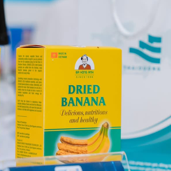 Vietnamese dried banana product ready for US creator commerce