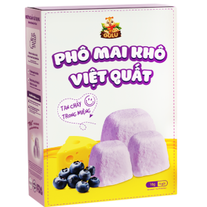 GULU FOODS Dried Cheese with Blueberry Fruit Flavor