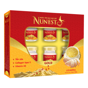 Nunest Gold Premium Bird’s Nest Drink with Sugar